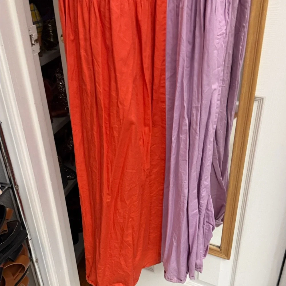 Cynthia Rowley Bryn Colorblock Maxi Dress with tie straps - Picture 6 of 9